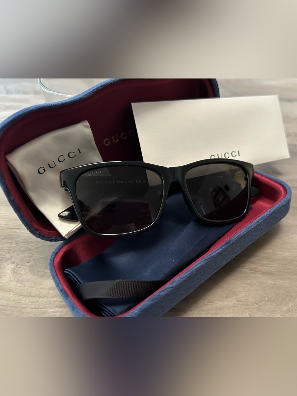 Gucci Men’s Black Polarized Sunglasses